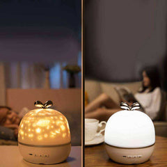 Aesthetic 2 in 1 6 Films Star Night Light 360 Degree Projector