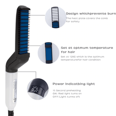 The King Aesthetics Modelling Comb Man Beard Brush Straightener