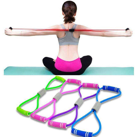 Image of Yoga Rope Workout Muscle Fitness Rubber Elastic Band