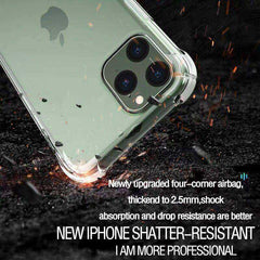 Transparent Shockproof Soft Silicone iPhone Case