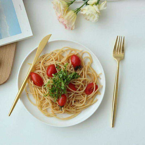 Image of Gold Stainless Steel Cutlery Set