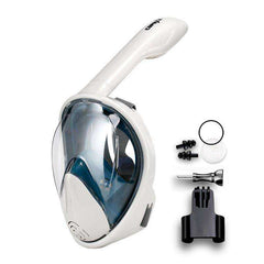 Full Face Scuba Diving Anti Fog Goggles With Camera Mount Underwater Snorkel Mask