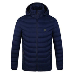 USB Electric Heated Vest Cotton Coat Camping Hiking Thermal Warmer Jacket