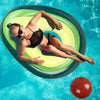 Green Avocado Inflatable Swimming Pool Beach Raft Float