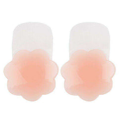 Women Invisible Breast Petals Reusable Lift Nipple Cover Sexy Backless Strapless Bra