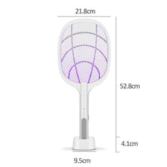 3000V Electric Mosquito Killer With UV Lamp 1200mAh Rechargeable Insect Racket