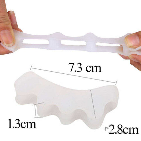 1 Pair Silicone Foot Care Gel Bunion Toe Separators