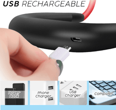 Unique Portable Neckband Headphone Cooling Fan