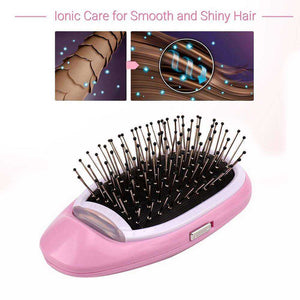 New Portable Electric Ionic Hairbrush