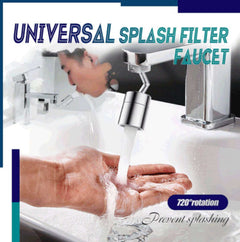 720 Degrees Universal Splash Filter Faucet Spray Head