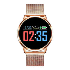 Women Fitness Tracker Heart Rate Monitor OLED Color Screen Smartwatch