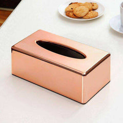 Elegant Royal Rose Gold Tissue Box