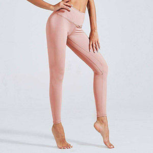 High Quality Aesthetic Yoga Pants Soft Nylon Athletic Fitness Leggings For Women