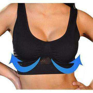 Breathable Hollow Out Padded Sports Bra Top