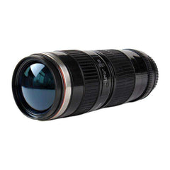 400ml Stainless Steel Drink Water Coffee Tea Camera Lens Shaped Thermos with Lid
