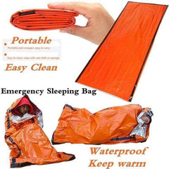 Outdoor Thermal Waterproof Mylar Emergency Blanket Sleeping Bag