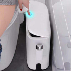 Multifunction Plastic Narrow Type Trash Can Toilet Waste Bin