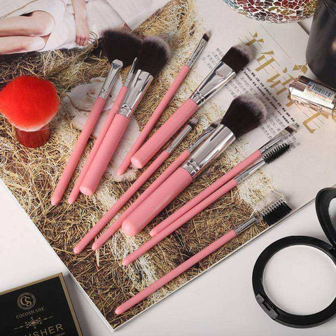 Image of 12pcs/set Aesthetic New Make-Up Brushes