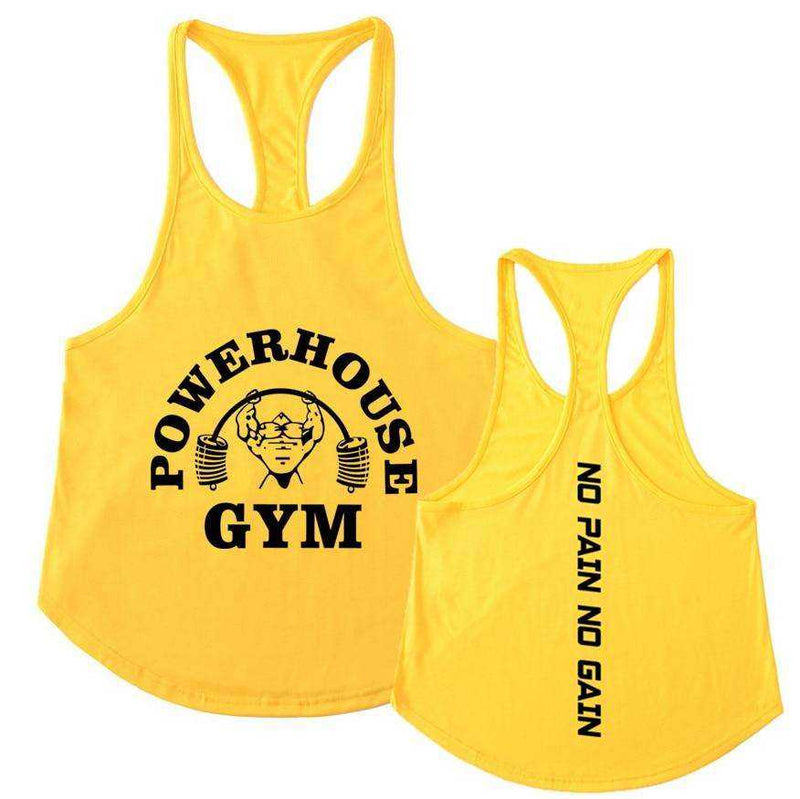 Bodybuilding POWERHOUSE Fitness Men's  Stringer Tank Top