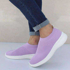 Flat Casual Tennis Knitted Shoes