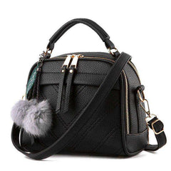New Spring Inclined Leather Shoulder Bag