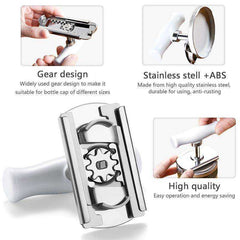 Adjustable Can Jar Bottle Stainless Steel Lid Opener
