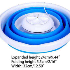 Advanced Foldable Mini Portable USB Charging Washing Machine