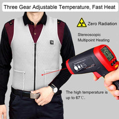 Men Women Outdoor USB Infrared Heating Vest Jacket
