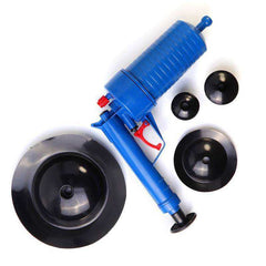 Air Power Drain Blaster Manual Sink Plunger Opener Cleaner Pump For Bath Toilets