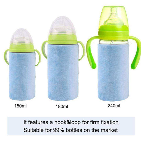 Image of Portable USB Baby Milk Heater Travel Bottle Insulated Bag Storage Cover