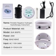 Foot Spa Detox Machine Ion Heavy Metal Portable Bubble Cleanse Kit (No Basin)