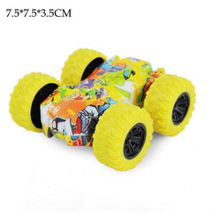 Mini Inertial Off-Road Plastic Friction Stunt Pullback Children Toy Car for boys