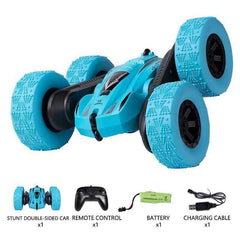 4WD 2.4G Radio Remote Control Double Side Stunt 360° Reversal Cars - AWAKENING AESTHETICS