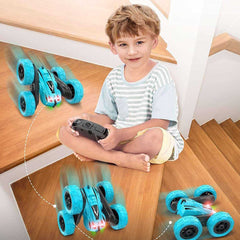 4WD 2.4G Radio Remote Control Double Side Stunt 360° Reversal Cars - AWAKENING AESTHETICS