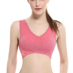 New Seamless Push Up Vest Lace Bra