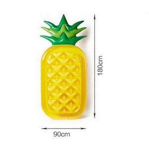 Inflatable Pineapple Swimming Pool Float Raft for Adults and Kids