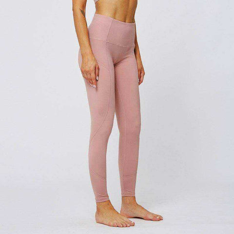 Image of Aesthetic High Waist Yoga Pants Athletic Leggings For Women