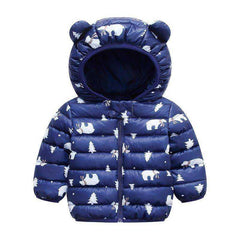 Warm Winter Zipper Hooded Children's Jackets