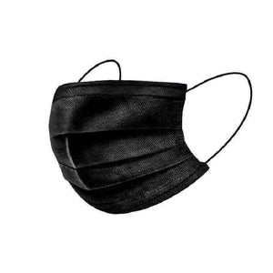 3 Layer Black Disposable Facial Masks