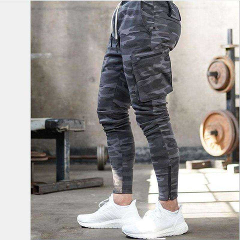 Image of Men Camouflage Joggers Sports Trouser