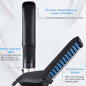 The King Aesthetics Modelling Comb Man Beard Brush Straightener