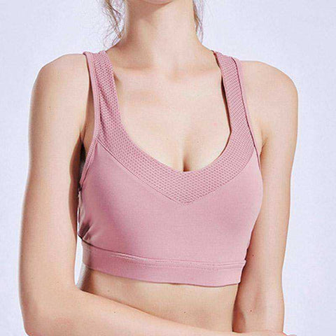 Image of Aesthetic Sports Bra Tank Top Gym Apparel For Women