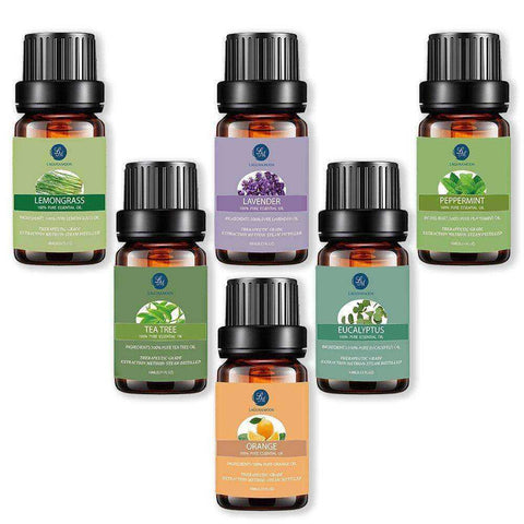 Image of 10ML Pure Essential Oil Humidifier Aromatherapy 6pcs Gift Set