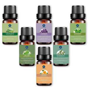 10ML Pure Essential Oil Humidifier Aromatherapy 6pcs Gift Set