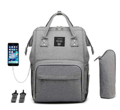 USB Design Waterproof Large Capacity Mummy Diaper Baby Care Pregnant Backpack