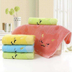 Bamboo Fiber Music Cat Soft Towel