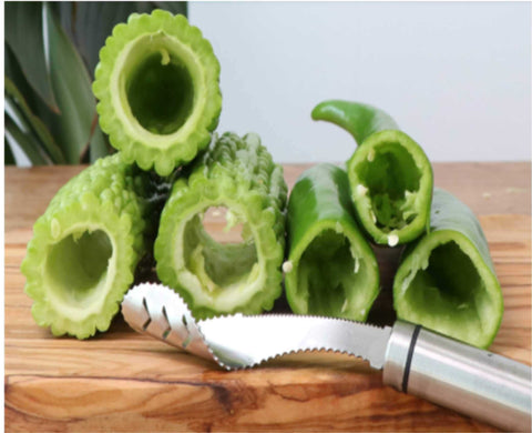 Image of High Quality Stainless Steel Cut Pepper Core Remover