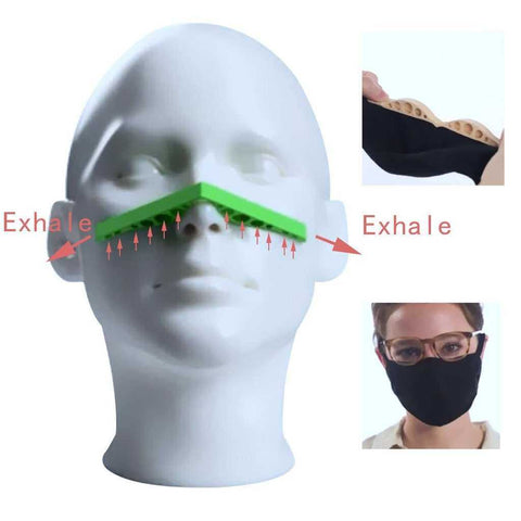 Image of Anti Fog Safe Silicone Nose Bridge Face Mask