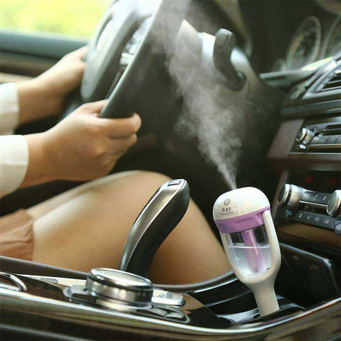 Image of Car Humidifier Air Purifier Essential Oil Diffuser and Portable Auto Mist Maker