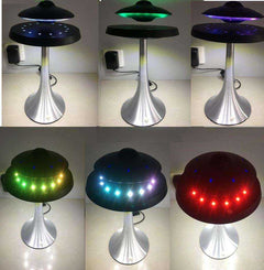 Magnetic Levitating led table lamp with UFO speaker